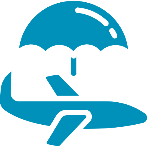 Travel and Protections Icon